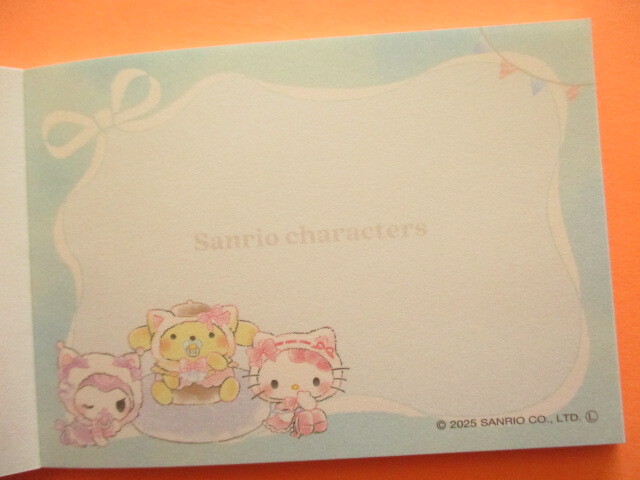 Photo: Kawaii Cute Mini Memo Pad Sanrio Characters Crux *Ribbon (135691）