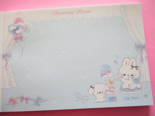 Photo: Kawaii Cute V Large Memo Pad Charming Room Q-LiA *Lapin (04458)