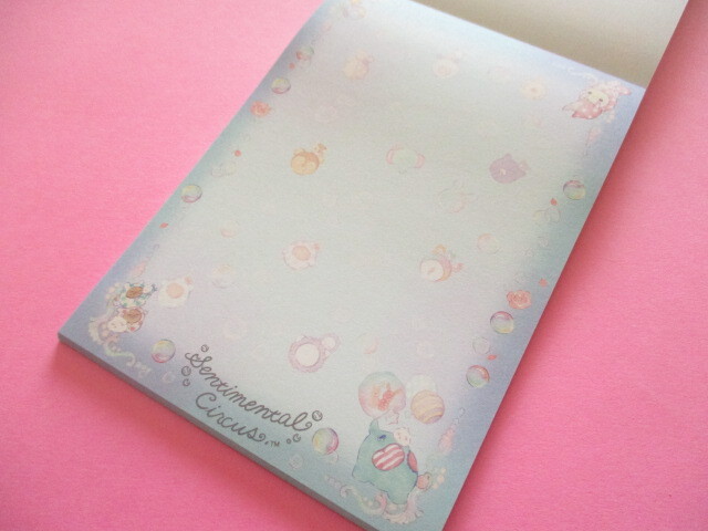 Photo: Kawaii Cute Large Memo Pad Sentimental Circus San-x *ぬくもり泡沫シャボンの夜に (MH30901)