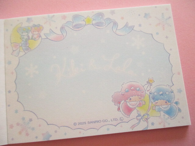 Photo: Kawaii Cute Mini Memo Pad Little Twin Stars Crux *雪灯りのファンタジー (307444）
