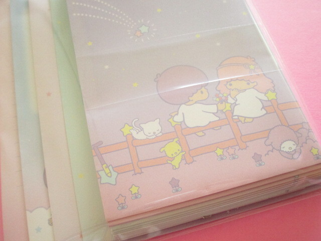 Photo: Kawaii Cute Letter Set Little Twin Stars Crux *Starry Sky Retro (136542)