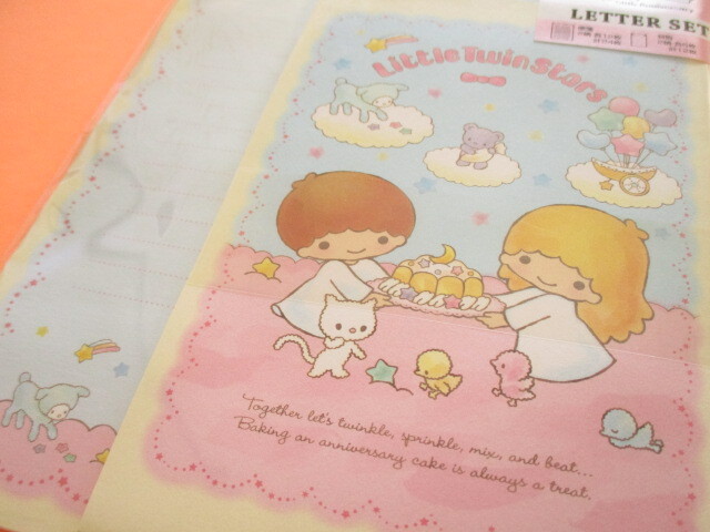 Photo: Kawaii Cute Letter Set Little Twin Stars sun-star *Retro (S8908338)