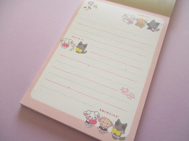 Photo: Kawaii Cute Large Memo Pad Cheer Cheer Lambs San-x *♡ Let's Go! Furi Furi! Cheer Up! ♡ (MH29601)