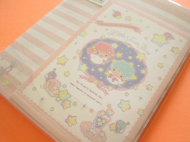 Photo: Kawaii Cute Letter Set Little Twin Stars sun-star *Night Sky (S8908320)