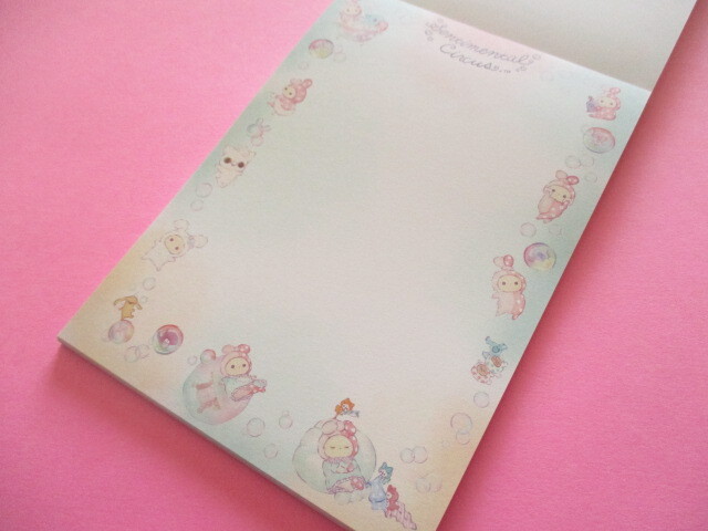 Photo: Kawaii Cute Large Memo Pad Sentimental Circus San-x *ぬくもり泡沫シャボンの夜に (MH30902)