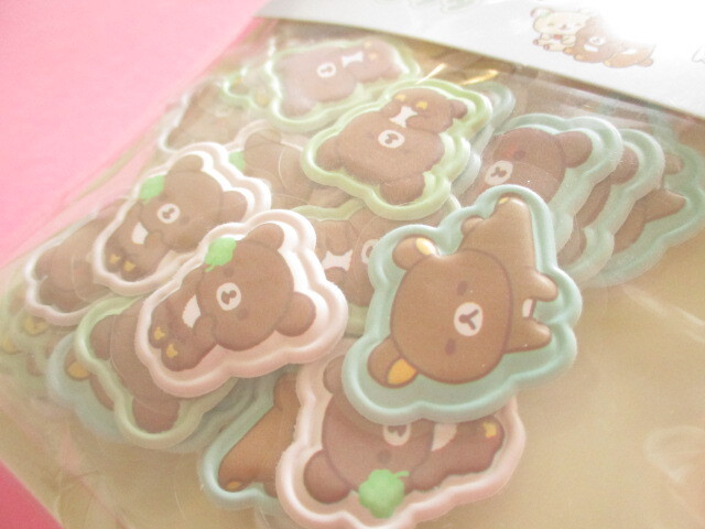 Photo: Kawaii Cute Funi Funi Seal Bits Sticker Flakes Sack San-x *Rilakkuma (SE71701)