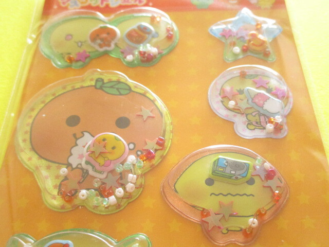 Photo: Kawaii Cute Air-in Mascot Stickers Sheet San-x Universe *Mikan Bouya (SE72402)