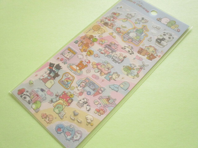 Photo1: Kawaii Cute Stickers Sheet San-x *San-x Universe (SE72201)