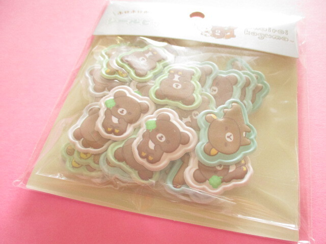 Photo1: Kawaii Cute Funi Funi Seal Bits Sticker Flakes Sack San-x *Rilakkuma (SE71701)