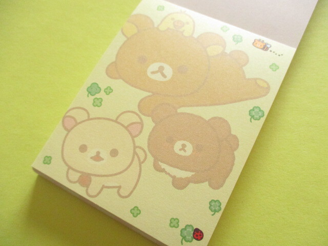 Photo: Kawaii Cute Mini Memo Pad Rilakkuma San-x *チャイロイコグマのくまきゅんDays (MH30701-1)