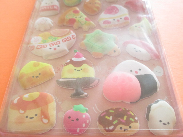 Photo: Kawaii Cute Special Puffy Sickers Sheet Q-Lia *Mogu Mogu Food (01194)