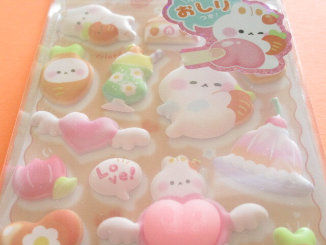 Photo: Kawaii Cute Special Puffy Sickers Sheet Q-Lia *Carrot Usachan (01196)