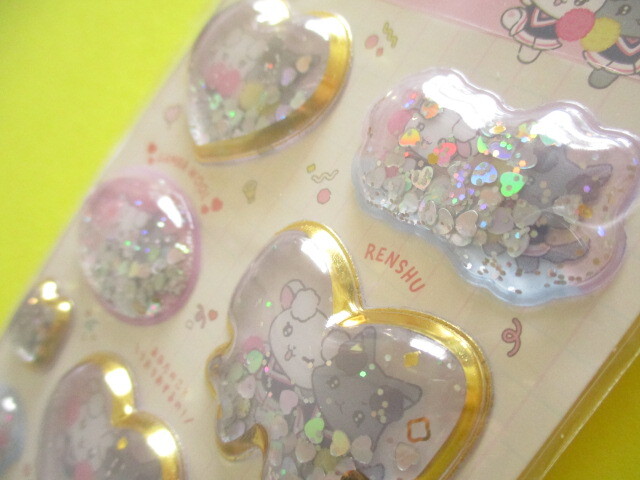 Photo: Kawaii Cute キラッとぷくぷく Stickers Sheet San-x *Cheer Cheer Lambs (SE70508)