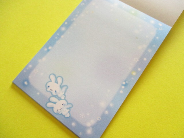 Photo: Kawaii Cute Large Memo Pad San-x *Twin Rabbit Angels (MH31201)