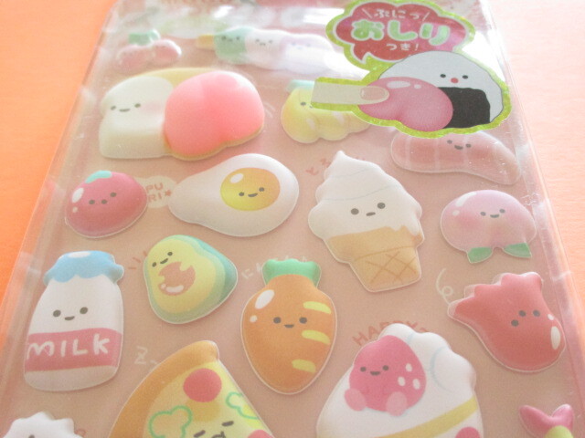 Photo: Kawaii Cute Special Puffy Sickers Sheet Q-Lia *Mogu Mogu Food (01194)