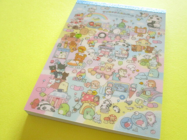 Photo1: Kawaii Cute Large Memo Pad San-x *San-x Universe (MH31101)