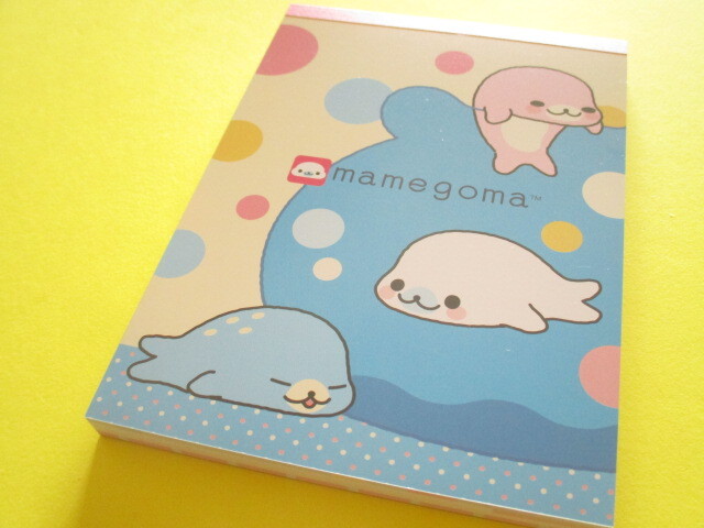 Photo1: Kawaii Cute Large Memo Pad San-x *mamegoma (MH31204)