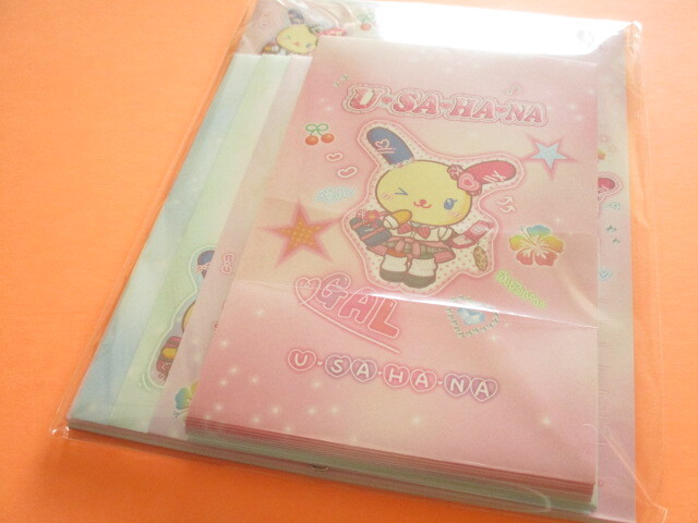 Photo1: Kawaii Cute My Select Letter Set U*SA*HA*NA Sanrio *コギャル (137627)