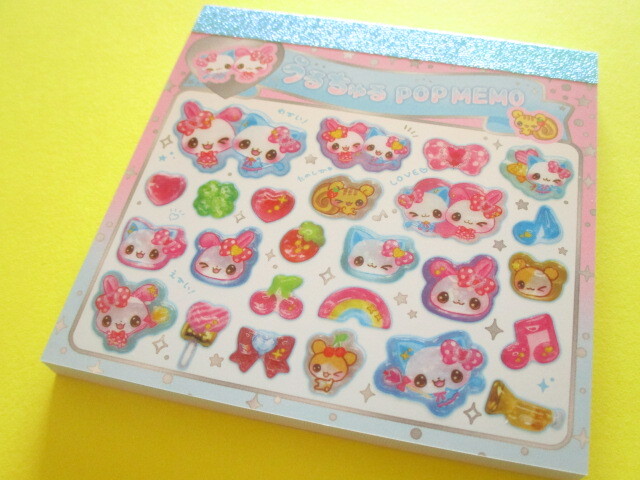 Photo1: Kawaii Cute Square Memo Pad Crux *まじかるみゅーちゃん (139076)