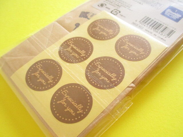 Photo: 6 pcs Gusset Mini Craft Paper Bags Set Sanrio *Kuromi (MKB-KU)