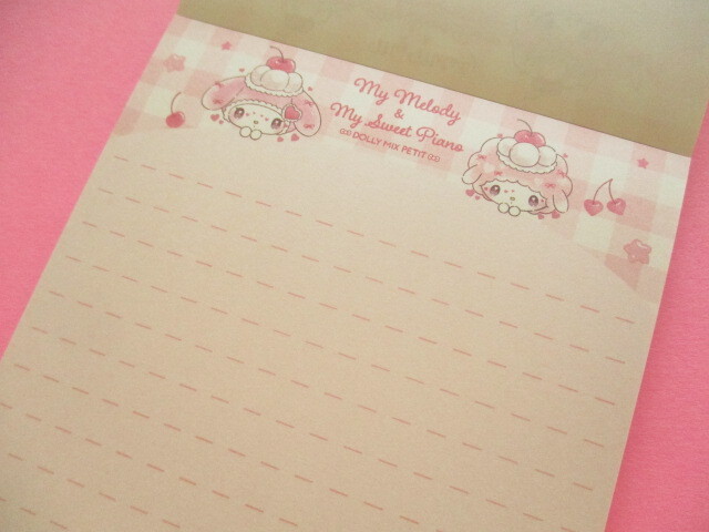 Photo: Kawaii Cute Large Memo Pad Dolly Mix Kamio Japan *My Melody & My Sweet Piano (307753) 