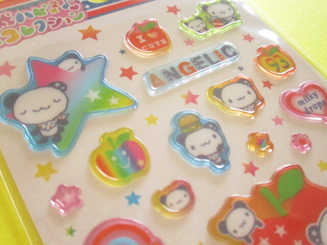 Photo: Kawaii Cute Sticker Sheet 平成ハピ×2 コレクション San-x *Star Cutie (SE74503)