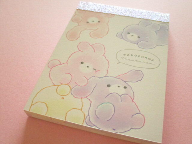 Photo1: Kawaii Cute Tarochans Mini Memo Pad Crux *ウサタロピンク (139292)