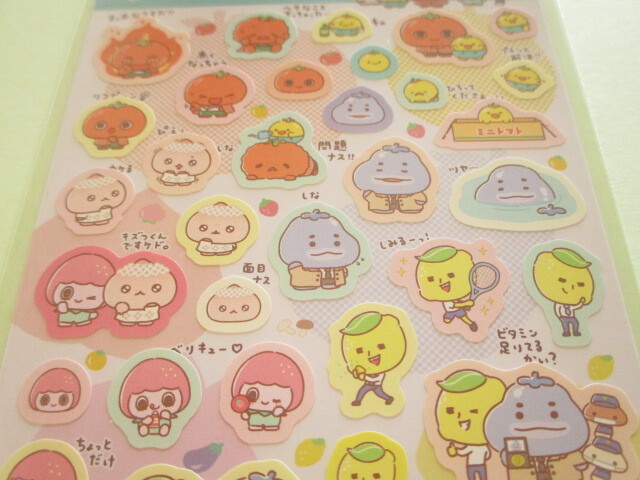 Photo: Kawaii Cute Stickers Sheet うそ探偵 Tomanto San-x *まっ赤なうそだ！トマトのようにね! (SE72802)