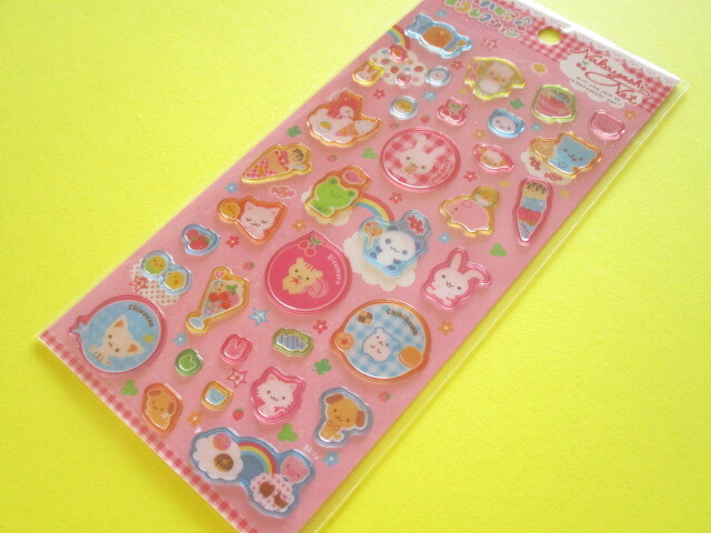 Photo1: Kawaii Cute Sticker Sheet 平成ハピ×2 コレクション San-x *なかよしネット (SE74501)