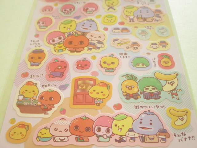 Photo: Kawaii Cute Stickers Sheet うそ探偵 Tomanto San-x *まっ赤なうそだ！トマトのようにね! (SE72802)