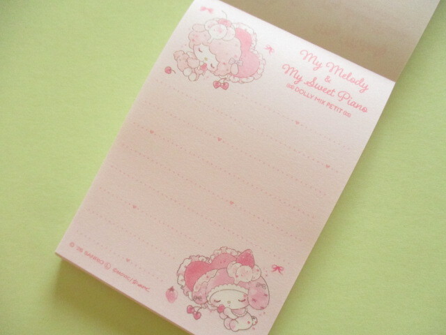 Photo: Kawaii Cute Mini Memo Pad Dolly Mix Sanrio *My Melody & My Sweet Piano (137675)